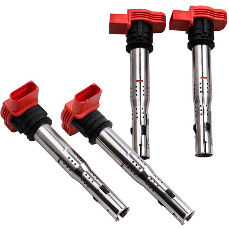 BFO – Lot de 4 bobines d'allumage pour Audi VW Seat 2.0 TFSI – Haute qualité pour performance moteur – Compatible avec plusieurs modèles - 06e905115e