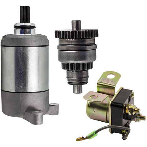 Starter Drive & Relay Solenoid For Polaris Atv Magnum 425 3083647 Sm1329850 fr (1/5)