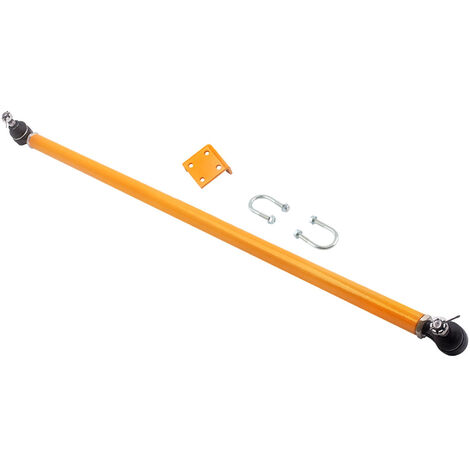 BFO – Barre de piste réglable avant pour Nissan Patrol GU Y61 1997-2012 – Acier au carbone – Longueur réglable 42,99-44,29 pouces – Revêtement anodisé
