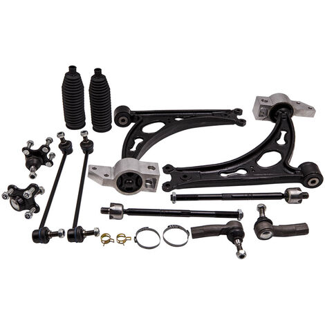 BFO – Kit bras de suspension avant et arrière pour VW Golf 5 6 Touran Tiguan – Acier moulé – Améliore la maniabilité et la sécurité du véhicule
