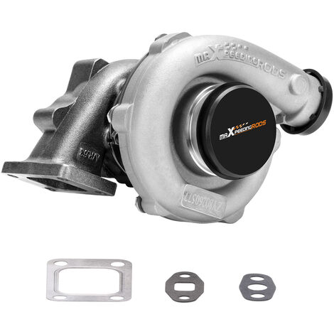 Billet Universal Turbo T3T4 T04E A/R .63 5 Bolts Flange Turbocharger 400+HP (1/5)