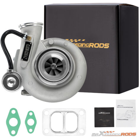 Maxpeedingrods – Turbocompresseur HX35W pour Dodge Ram 5.9L 6BT – Refroidissement à l'huile – Roulement à billes – Puissance jusqu'à 240 HP