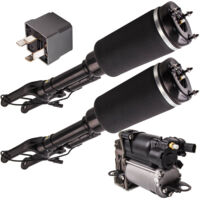 Compresseur + 2x jambe de suspension pneumatique avant pour Mercedes Classe...