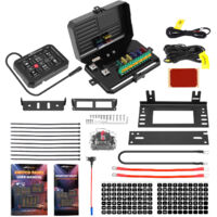 Panneau Switch 6 Boutons Tactiles RGB pour Voiture Tout-Terrain Bateau 12-24V 60A