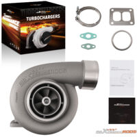 Gt45 Turbo V-band Turbocharger T4 Twin-scroll Wet Float A/r .66 A/r 1.05 600hp
