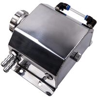 Coolant Water Expansion Tank Bottle Header Aluminium Alloy Universal Kit Car 1L