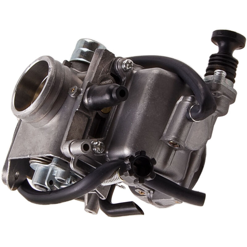 Why does my Polaris Sportsman 90 with a 2-stroke engine stall after the choke is turned off