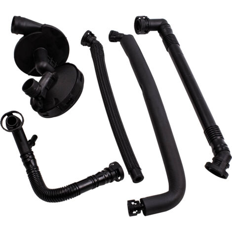 M52 M54 CRANK CCV CASE VALVE & HOSES Fit BMW E46 320i 325i 330i 520i 525i 530i (1/5)