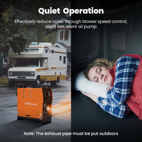 8KW Air diesel Heater With LCD Remote 8000W 12V For Trucks MotorHomes Cars