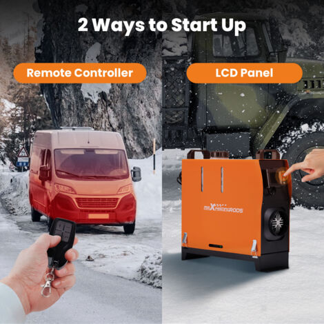 8KW Air diesel Heater With LCD Remote 8000W 12V For Trucks MotorHomes Cars