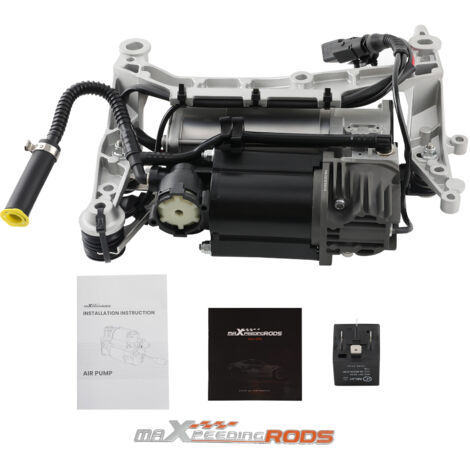 Air Suspension Compressor Pump W/ Bracket For Porsche Cayenne 955 9PA 2002-2010 (1/5)