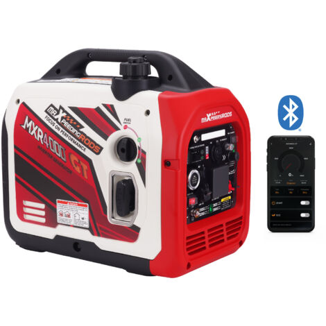 Portable Inverter Generator 3200W Petrol LPG Dual Fuel E-Start App Camping Power Supply