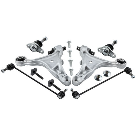 6x Front Lower Suspension Control Arms Kits for Volvo S80 Saloon I 184 2000-2006