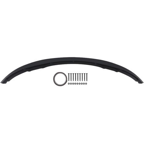 Front Bumper Add On for BMW E92 E93 3 Series M Sport 2006-2010 Black ABS Lip