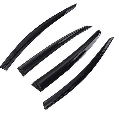 Outside Mount Guards for Ford Mondeo 07-14 Wind Rain Deflectors Black Tinted Set (1/5)