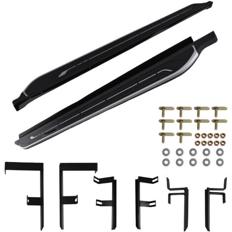 Nerf Bar Side Steps for KIA SPORTAGE NQ5 2021 2022 Black Aluminum Running Board