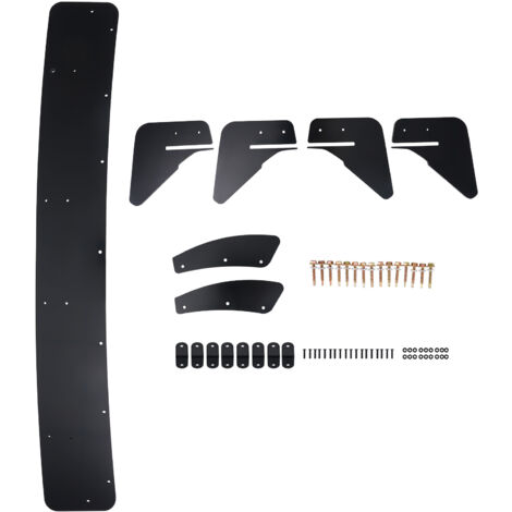 Rear Blade Fin Diffuser + Side Splitters Spoiler Body for VW Golf MK7 GTI 13-16