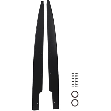 Side Skirt Body Extension Block for BMW E90 E92 E93 3 Series 2005-2014 Black