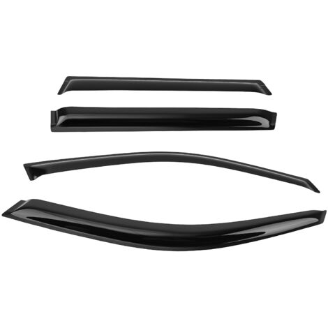 Wind Deflectors for BMW X5 E53 1999-2006 Black Tinted Outside Mount 4PC Set (1/5)
