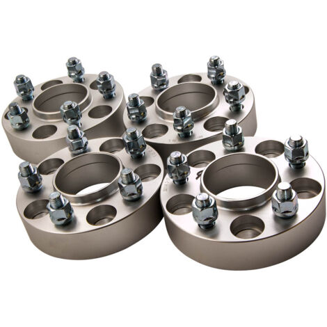 4x 1.5" Wheel Spacer hubcentric 5x114.3 1/2stud for FORD  5-LUG 35mm M20x1.27mm (1/5)