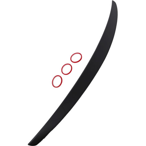 Rear Trunk Lip Spoiler Wing for Mercedes S-Class W222 2014-2020 Gloss Black
