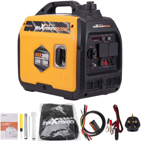 Inverter Generator Petrol 3500W Suitcase For Storm Flood Home Backup Power For Camping RV Travel Jobsites maXpeedingrods