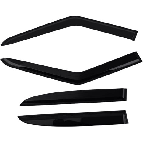 Door Guard Wind Deflectors for Range Rover Sport 2005-2013 Black Tinted 4PCS