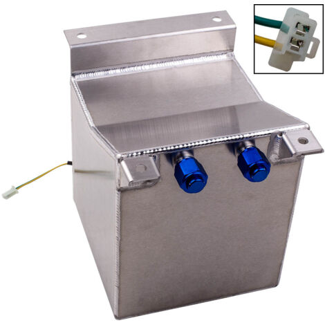 Universal 2.5 Gallon 10 L Fuel Cell Tank w/Sensor+ Foam AN10 Fitting Aluminium (1/5)