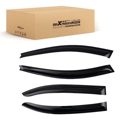 4pc Window Deflectors Visors for VW Jetta MK6 2011-2018 Saloon Black (1/5)