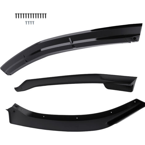 3PCS Front Upgrade Kit for Mercedes CLA W118 C118 X118 2019 Gloss Black Bumper