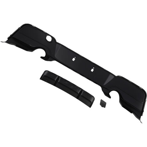 Carbon Black PP for BMW 1 Series F20 11-15 Rear Bumper Lip Diffuser (1/5)