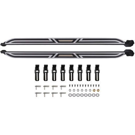 Non-Slip Side Steps Running Boards for Skoda Kodiaq 2017-2024 Left Right Black