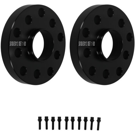 2x 20mm 5x100/5x112 6061 Aluminum Wheel Spacers for VW Audi 57.1mm M14x1.5