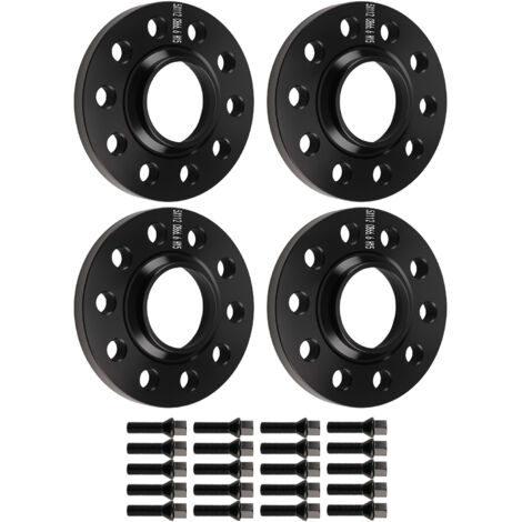 10/12mm Black Wheel Spacers for BMW 1 Series F40 2019-2024 5x112 Hub Centric (1/5)