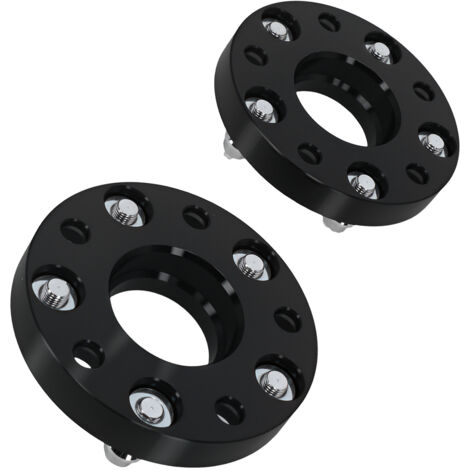 25mm Black Wheel Spacers 5x130 for VW Touareg Mk2 2010-2018 71.6mm Hub M14x1.5 (1/5)
