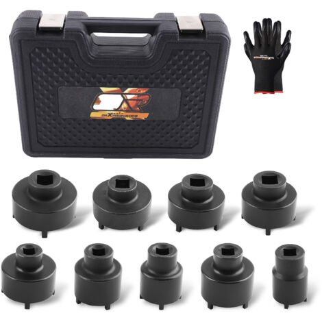 Special Socket Set for Internal Lock Nuts 1/2