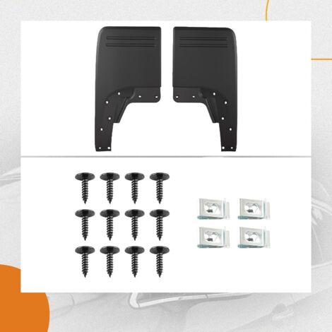 VW AMAROK 2010+ BLACK WHEEL ARCH MUD FLAPS – Fastlane Styling