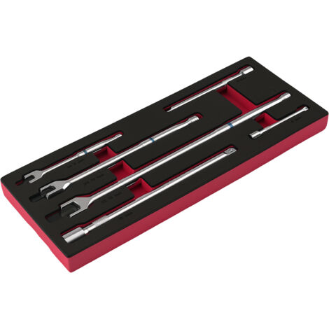 40CR Steel Breaker Bar Set 1/4 3/8 1/2 Drive Extension Power Hand Tools 6PCS Kit