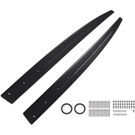 ABS Side Skirt Extension Lip for BMW 4 Series F32 F33 F36 2014-2020 Body Kit