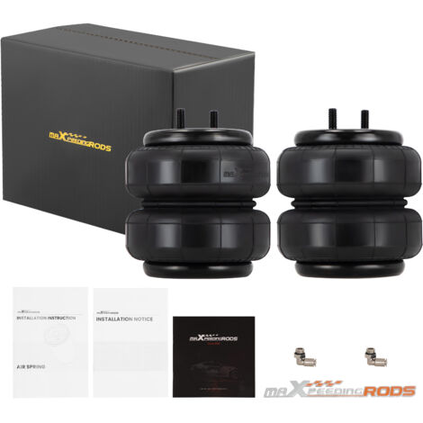 2x 2500 LBS Universal Air Suspension Sping Bag Kit for Truck Caravan Pickup Van