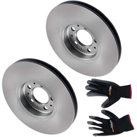 Pair Front Brake Disc Left & Right for Audi A1 A3 VW Golf Bora 1J0615301C 288mm