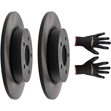 Pair Rear Left Right Brake Discs for Ford Focus II DA DP HCP 04-11 1223543 11mm