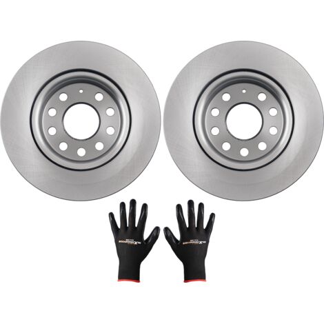 Pair Brake Disc Front for VW Caddy III Golf Plus 2004-2015 1K0615601K 280mm