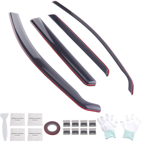 4pc Acrylic Wind Deflectors for AUDI A3 HATCH 2013-2020 Window Rain Visors (1/5)