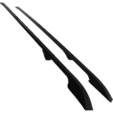 Aluminium Extended Roof Rail Bars Black For Land Rover Discovery 3/4 2004-2018