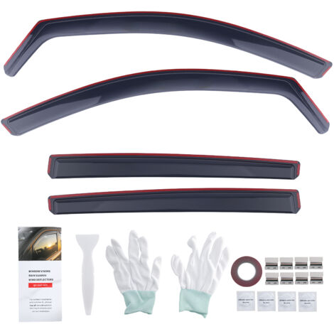 4pcs Acrylic Wind Deflectors for Peugeot 308 MK2 Hatchback 2013-2021 (1/5)