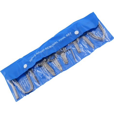 20 Piece Car Radio Removal Tool Set Keys for BMW VW Mercedes Audi Ford (1/5)