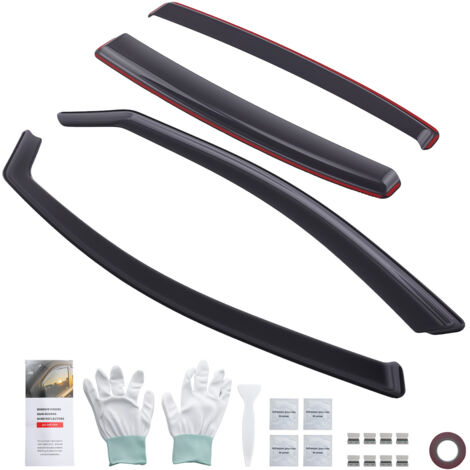 4pc Acrylic Rain Guards for Mercedes A Class W176 5 Door 2012-2018 Smoke (1/5)