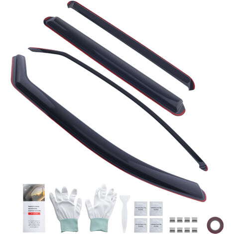 4pcs Acrylic Wind Deflectors for Volvo XC90 2003-2015 5-Door Window Guards (1/5)
