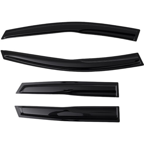 Wind Deflectors for SEAT IBIZA MK4 5-Door 2008-2017 Window Guards Black Set (1/4)